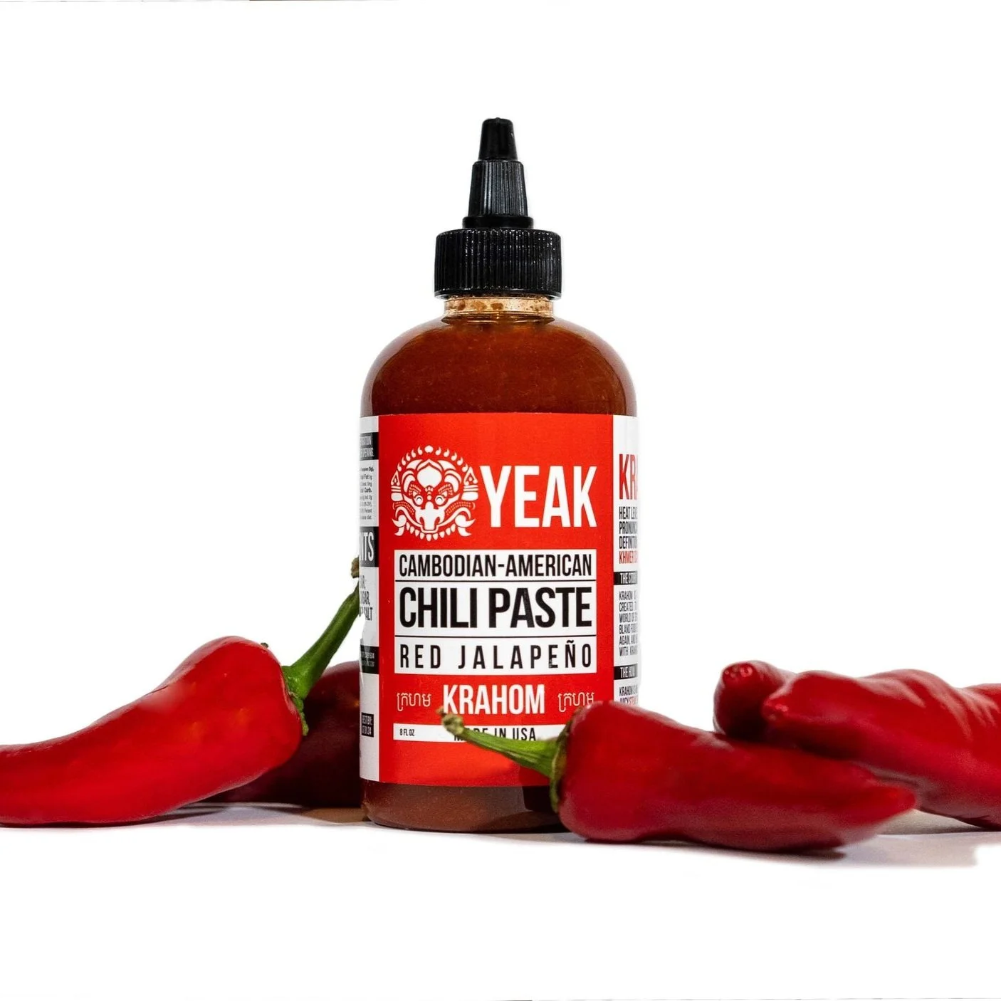 Yeak Hot Sauces - KRAHOM RED JALAPENO CHILI PASTE